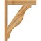 Ekena Millwork Funston Block Rough Sawn Outlooker, Western Red Cedar, 6"W x 28"D x 36"H OUT06X28X36FST05RWR - alternate 4